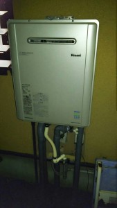 名古屋 鈴木様邸 リンナイ給湯器交換　施工後